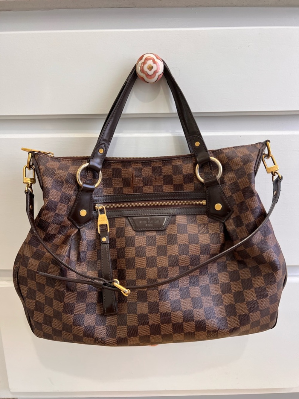 Louis Vuitton Damier Ebene Evora MM